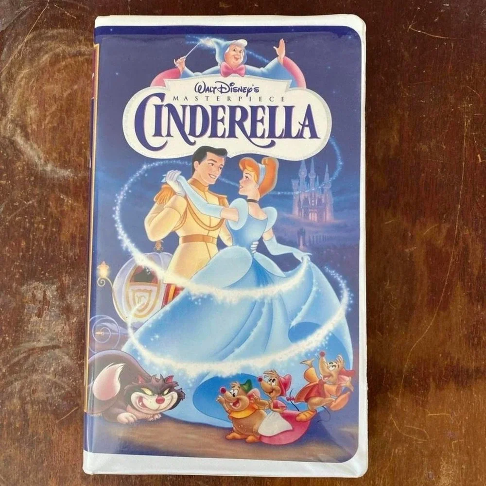 Disney Cinderella VHS tape